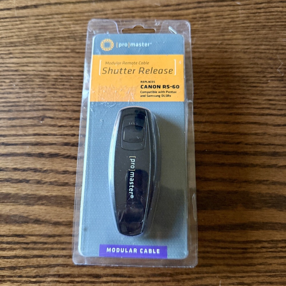 Promaster Modular Remote Cable Shutter Release Replaces Canon RS-60